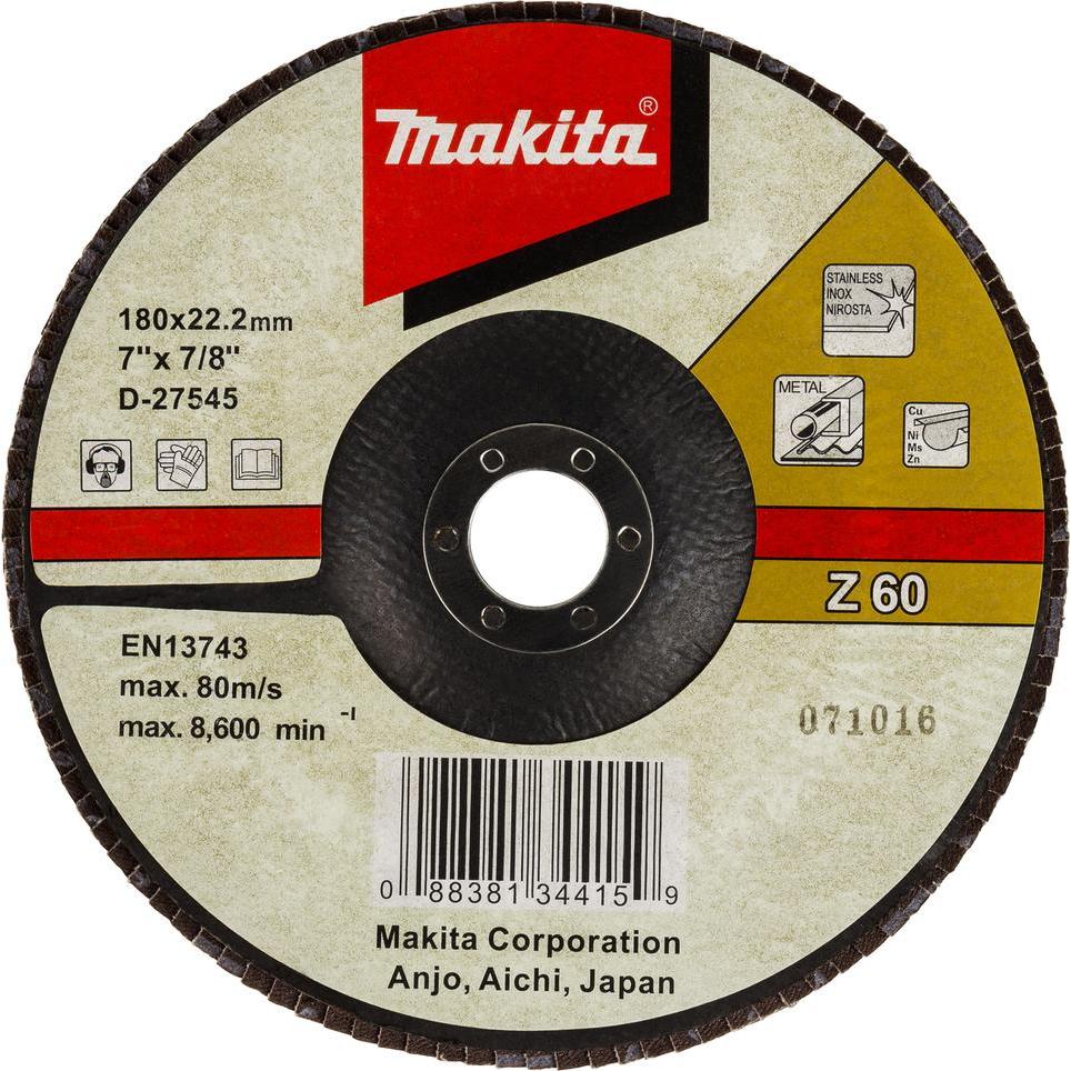 Thumbnail - Makita, Schleifmittel, Fächerschleifscheibe Ø 180mm Korn 60 (60)