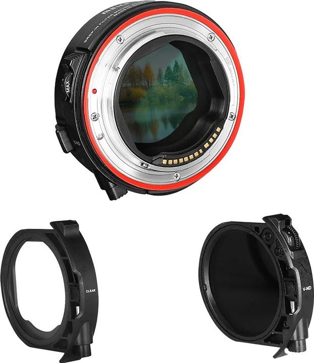 Productafbeelding Meike MK EFTR CL Drop In Filter Lens Adapter for EF/EF S Lenses to Canon R Mount ( Locking Mount )