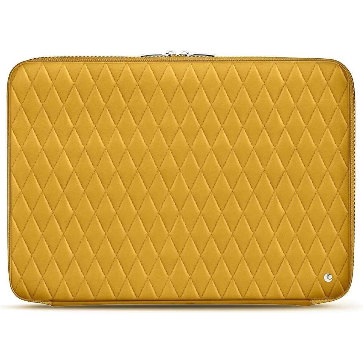 Noreve Lederhülle, Notebooktasche, Gelb