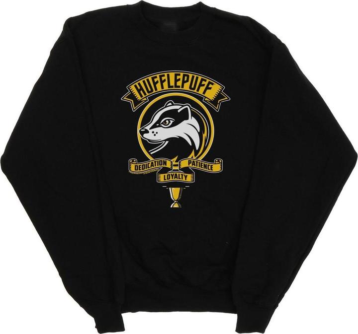 Actual product image Girls Hufflepuff Toon Crest Sweatshirt (116)