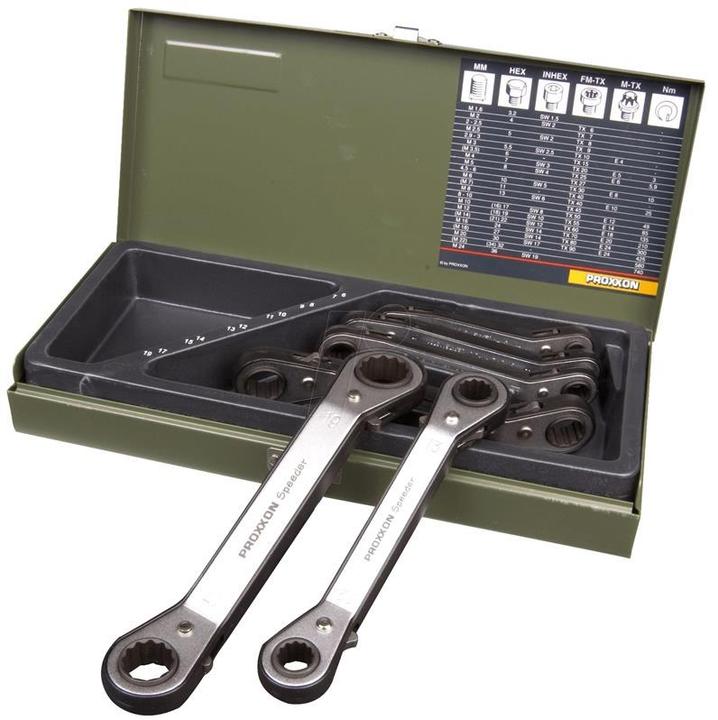 Produktbild Proxxon Speeder-Ratschenschlüsselsatz (19 mm, 6 mm, 12 mm, 14 mm, 16 mm, 10  mm, 18 mm, 7 mm, 17 mm, 11 mm, 15 mm, 8 mm, 9 mm, 13 mm)