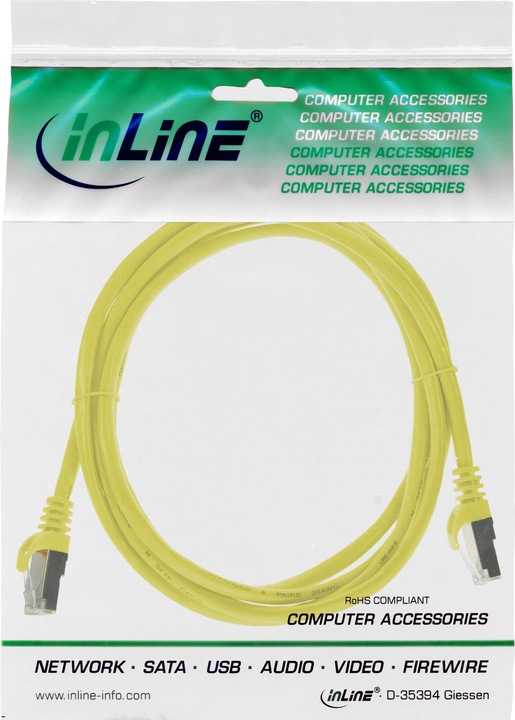 Produktbild Aquatuning Netzwerkkabel (S/FTP, CAT5e, 1 m)
