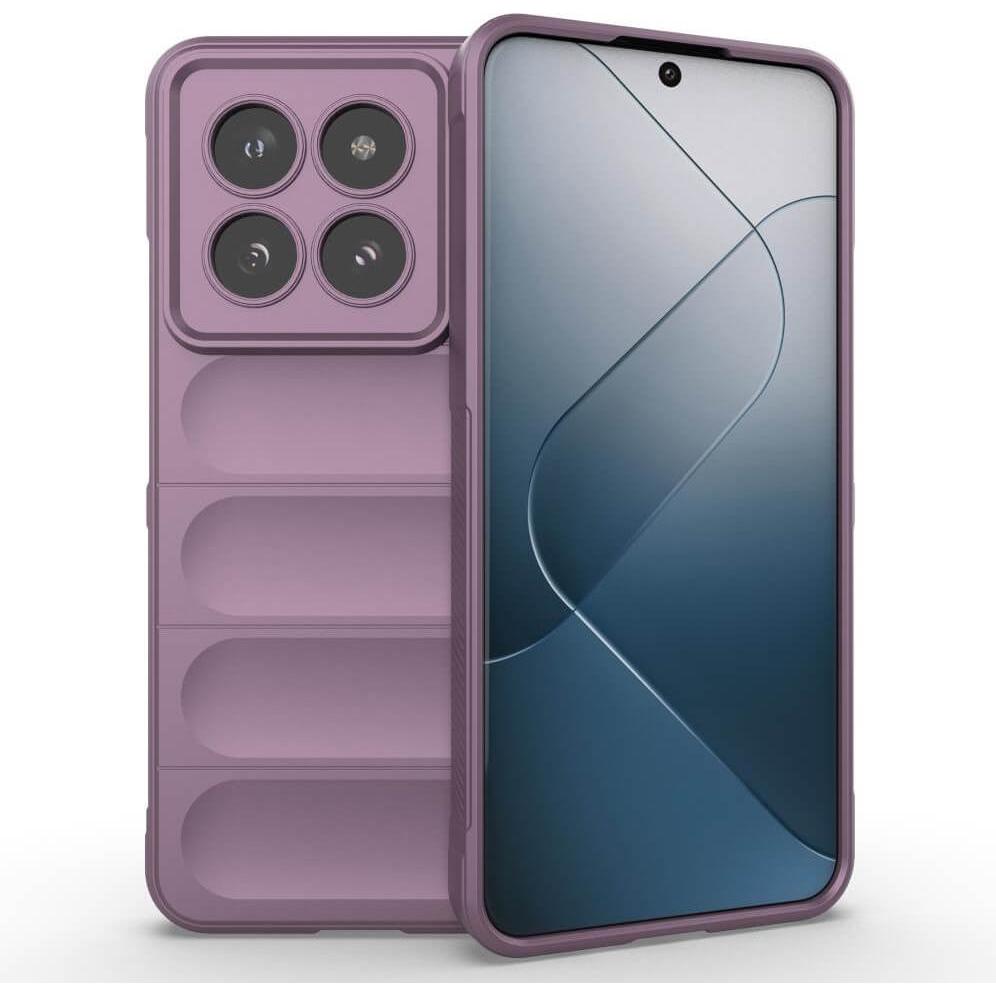 Cover-Discount Xiaomi 14 Pro - Rugged Protective Cover violett (Xiaomi 14 Pro), Smartphone Hülle, Violett