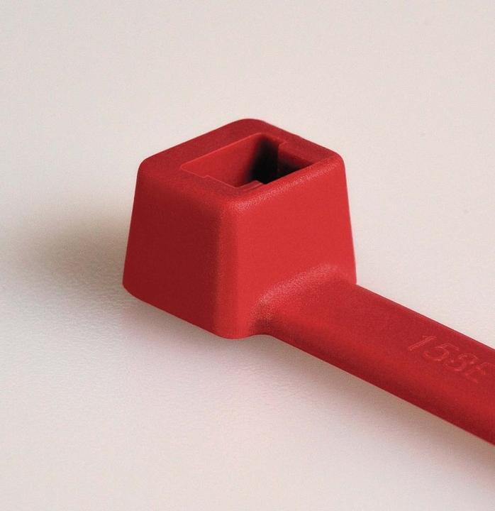 Produktbild HellermannTyton Kabelbinder T50R rot (Kunststoffkabelbinder, 200 mm, 100 Stk.)