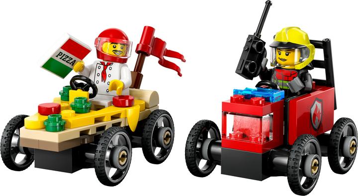 Image du produit LEGO Pizzalieferwagen vs. Löschauto (60458, LEGO City)