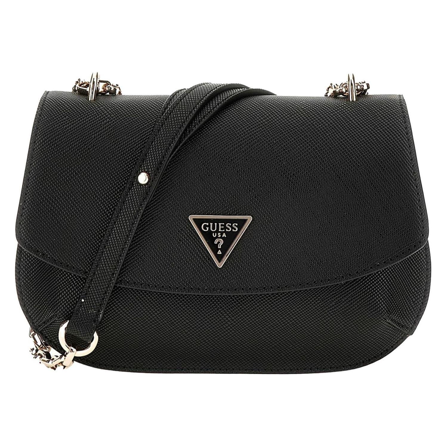 Guess, Damen, Handtasche, Ilia Convertible XBody Flap, Schwarz