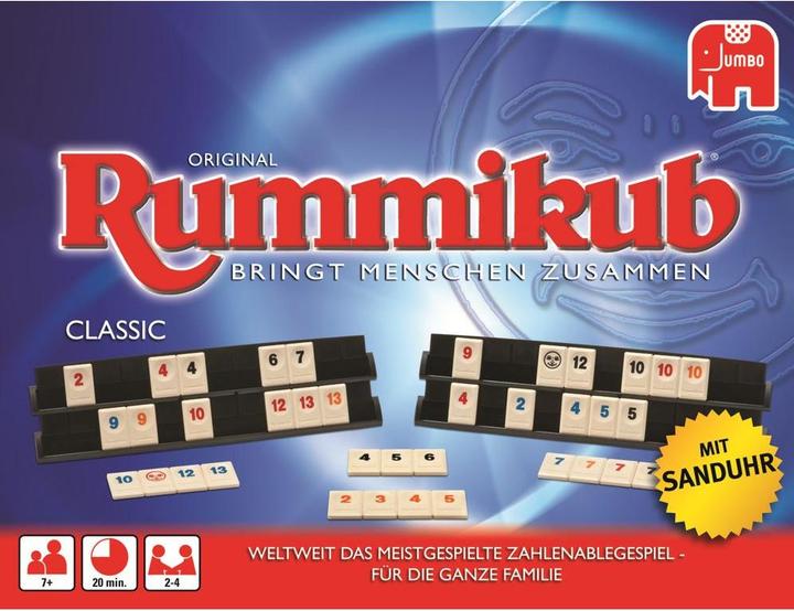 Produktbild Jumbo Original Rummikub Classic (Deutsch, 2 - 4 Spieler)