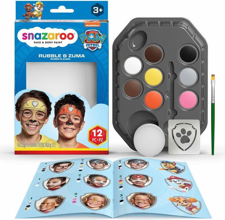 Produktbild Snazaroo Paw Patrol - Make-up Colorset - Rubble & Zuma (791109)
