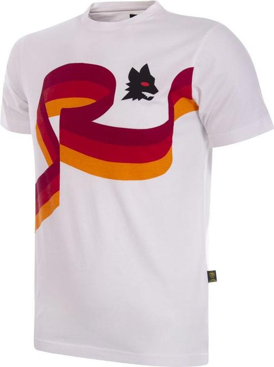 Actual product image Copa Football AS Roma Graphic Tee Bianca | AS Roma T-Shirt (XS)