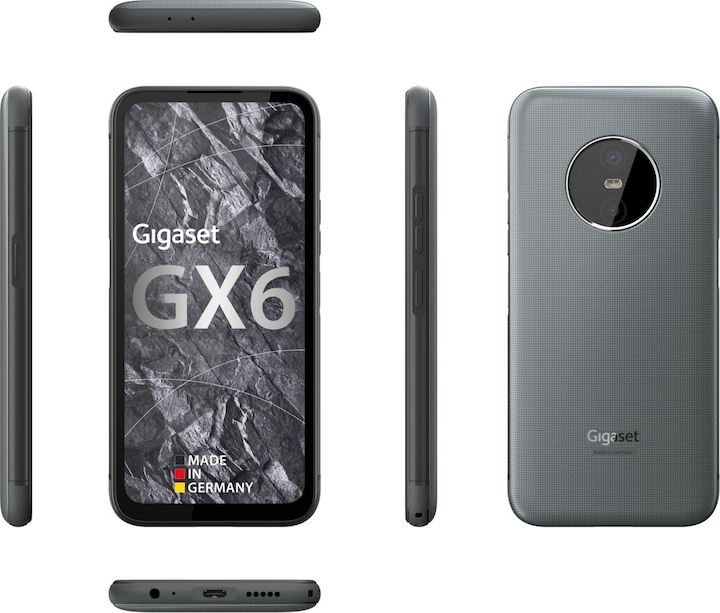 Actual product image Gigaset GX6 Outdoor (128 GB, Titanium Grey, 6.60", Dual SIM, 50 Mpx, 5G)