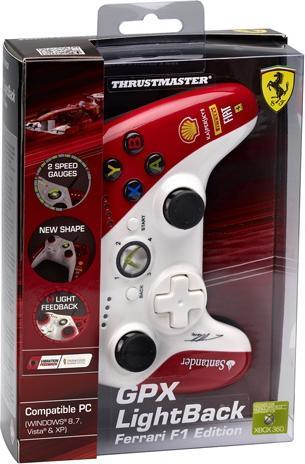 Image du produit Thrustmaster GPX Lightback Ferrari F1 Edition (Xbox 360, PC)
