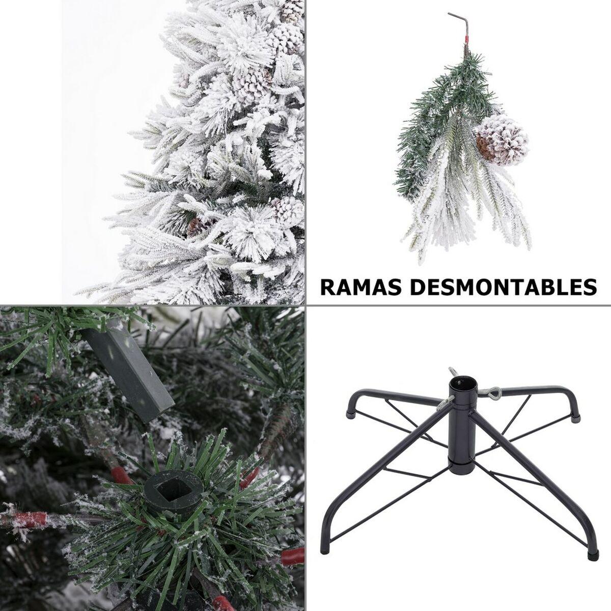 Thumbnail - BigBuy, Weihnachtsbaum, Weihnachtsbaum PVC Polyäthylen Ananas Verschneit 100 x 100 x 240 cm (240 cm)