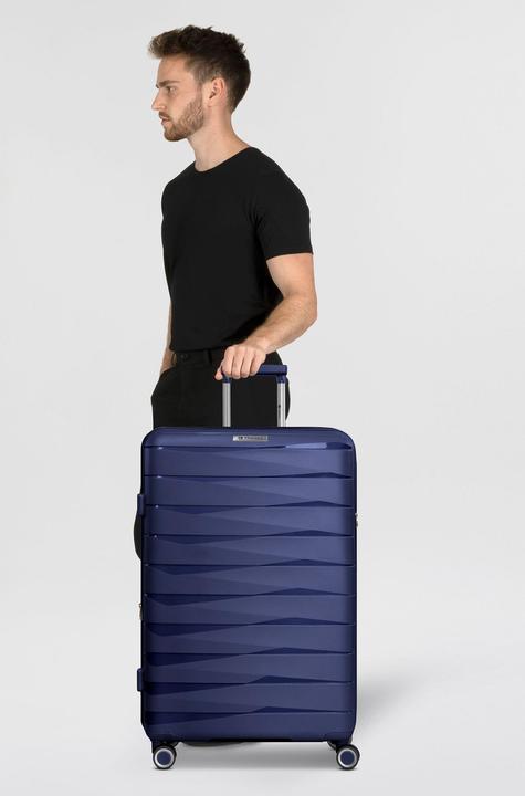 Actual product image Franky London 4-wheel trolley L 74 cm with expansion fold (91 l)