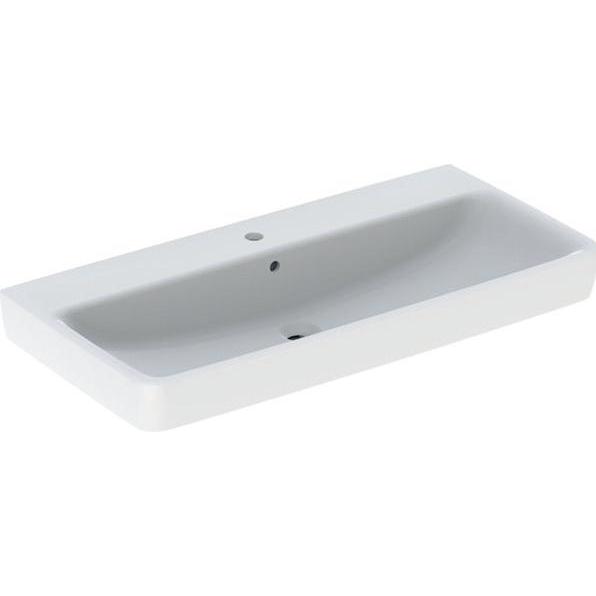 Geberit, Waschbecken, Waschtisch Renova Plan 100 cm wei 501706001 (480 mm, 1000 mm)