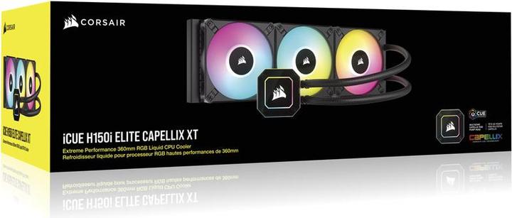 Actual product image Corsair iCUE H150i Elite Capellix XT