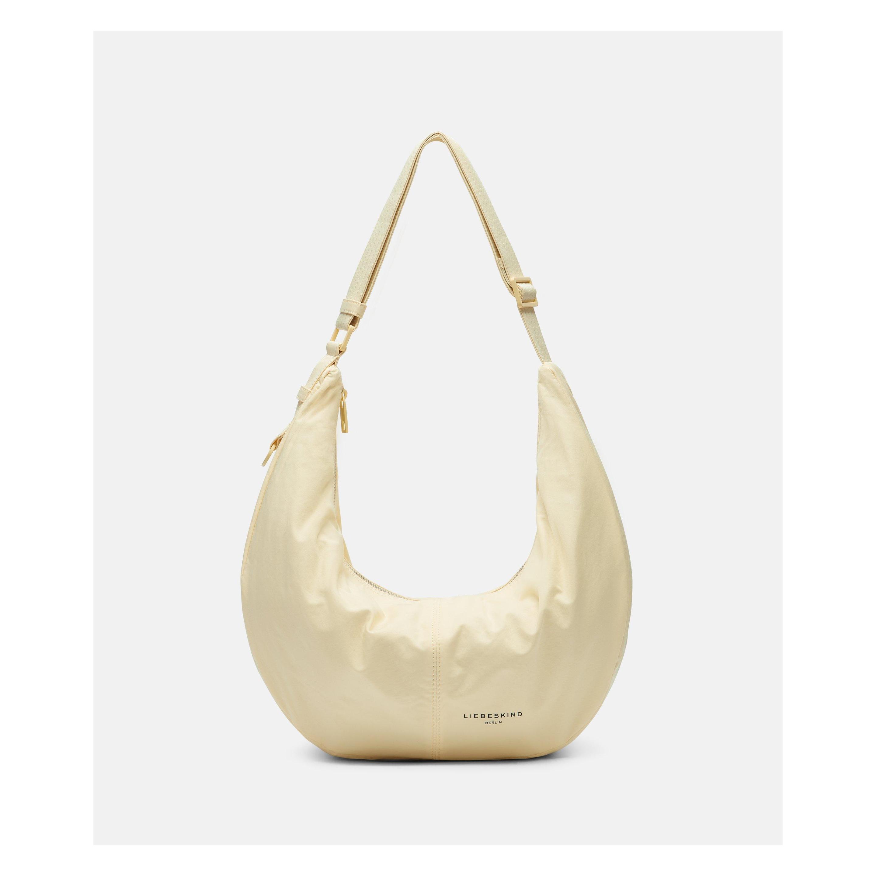 Liebeskind Berlin, Damen, Handtasche, Hobo Mittelgrosse Hobo-Bag Aus Nylon, Gelb