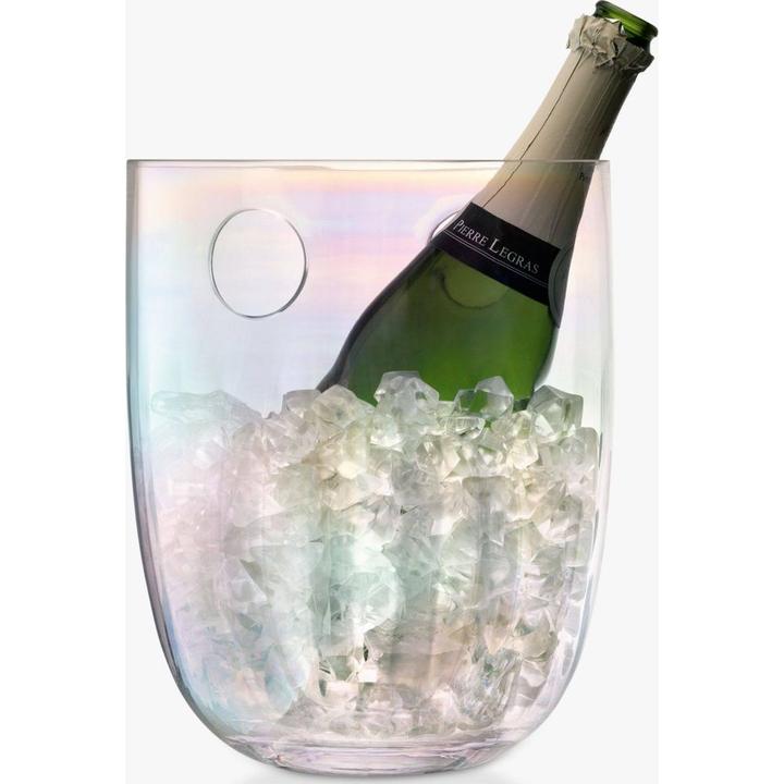 Actual product image LSA Pearl Champagne Set "Mother of Pearl" 250ml, H24.5cm (25 cl, 2 Glasses, Champagne glasses)