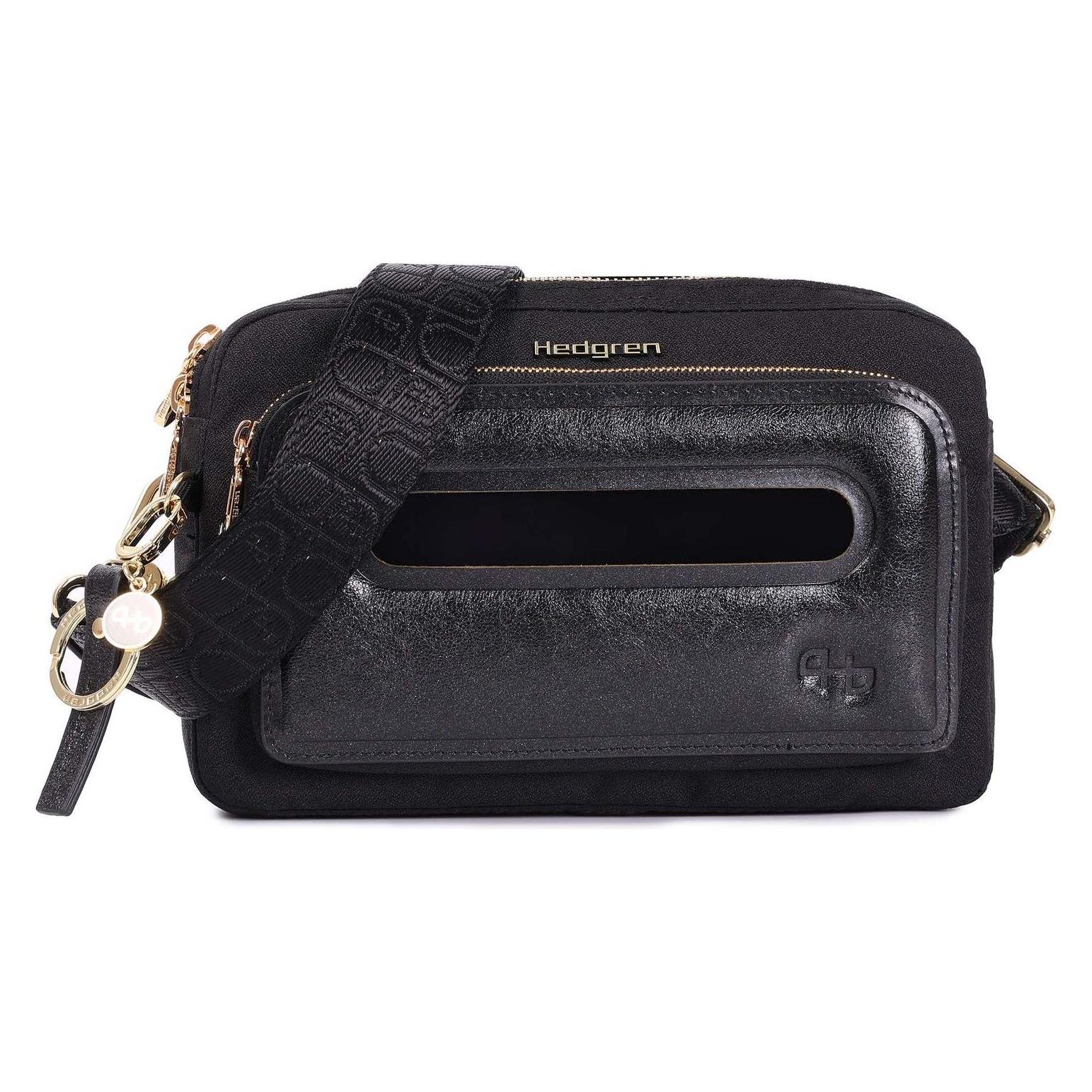 Hedgren, Damen, Bauchtasche, Hfika Fika Americano Waistbag + Rfid, Schwarz