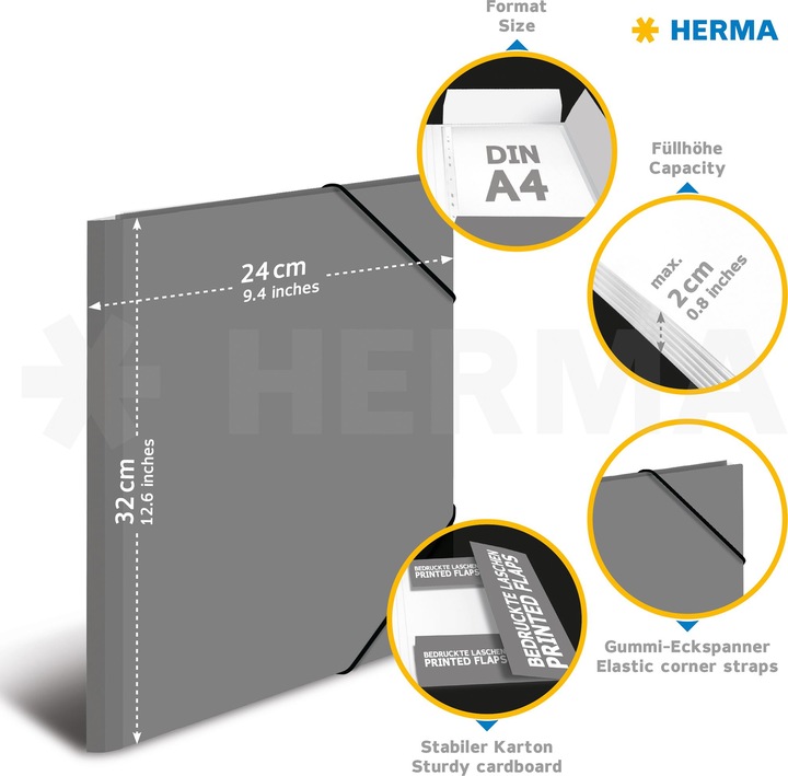 Produktbild Herma Ordner A4 Motiv (A4, 70 mm, 1 x)
