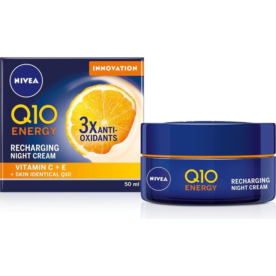 Thumbnail - NIVEA, Gesichtscreme, Q10 Energy Recharging Night Cream, Night cream, Women, Universal skin, Face, Anti-dullness, An (50...