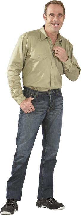 Immagine prodotto Planam Camicia in twill manica 1/1 kaki 45/46 47/48 (48)