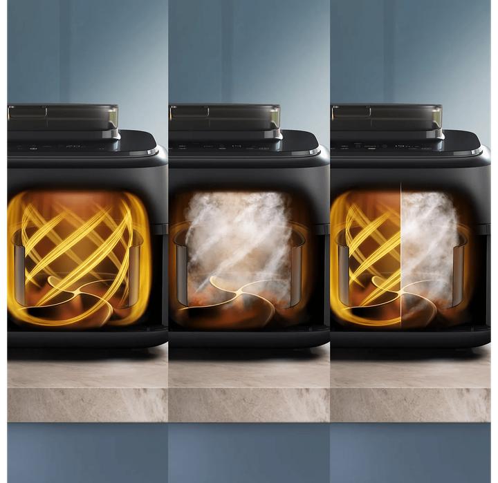 Image du produit Philips Steam Airfryer Dual Basket NA555/09