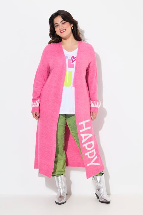 Produktbild Angel of Style Long-Strickjacke, Straight Fit, HAPPY-Statements (58)