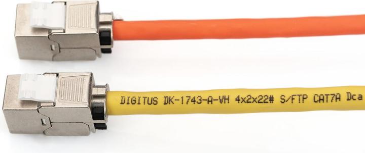 Productafbeelding Digitus CAT 6A keystone module, afgeschermd met intelligente kabelmanager (Schakelpaneel)