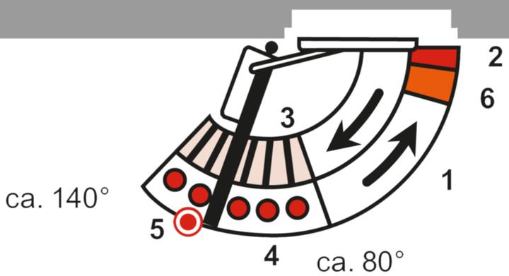 Actual product image Dormakaba Slide rail with lever G-EMF XEA (Entrance door, French window, Room door, Wooden door, Indoor)