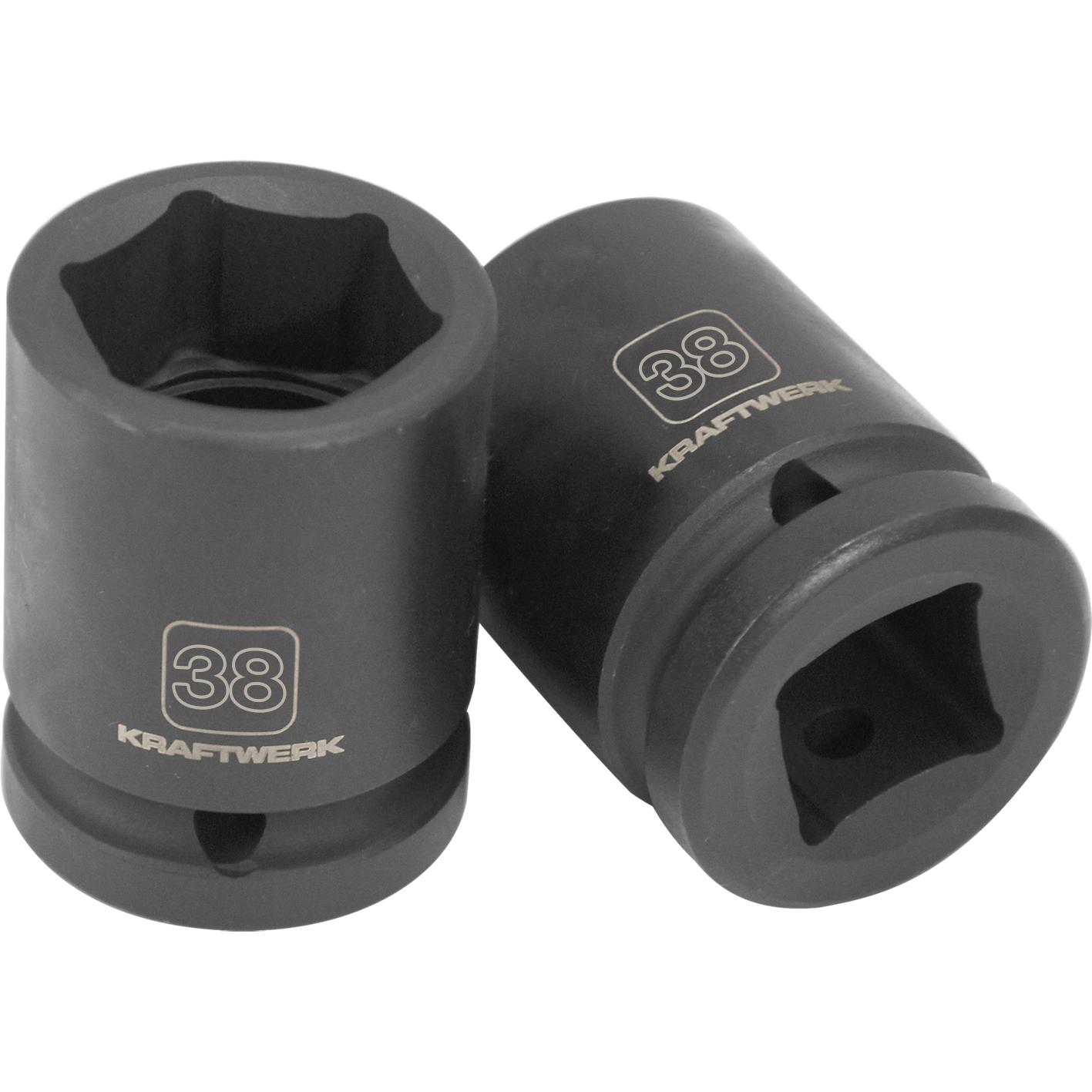 Kraftwerk, Steckschlüssel + Stecknuss, Schlag-Stecknuss (38 mm)
