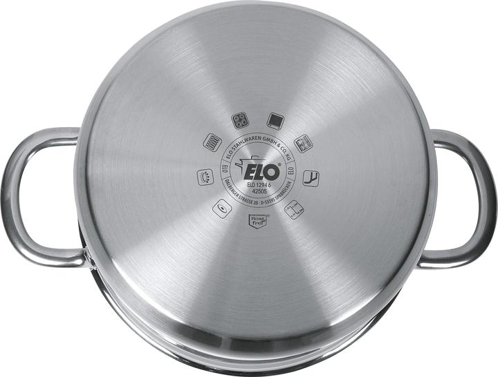Actual product image ELO Saucepan set Top Collection stainless steel 5 pieces (Pan set + pot set, Stainless steel)
