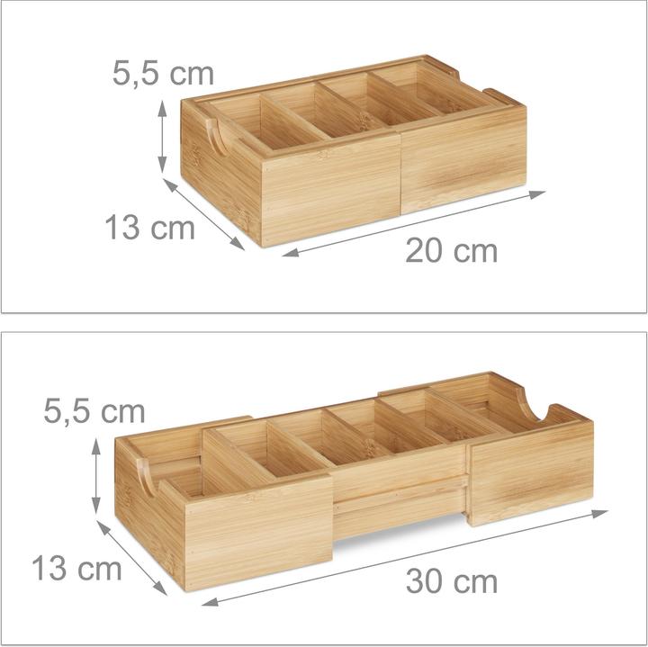 Produktbild Relaxdays Karteikasten