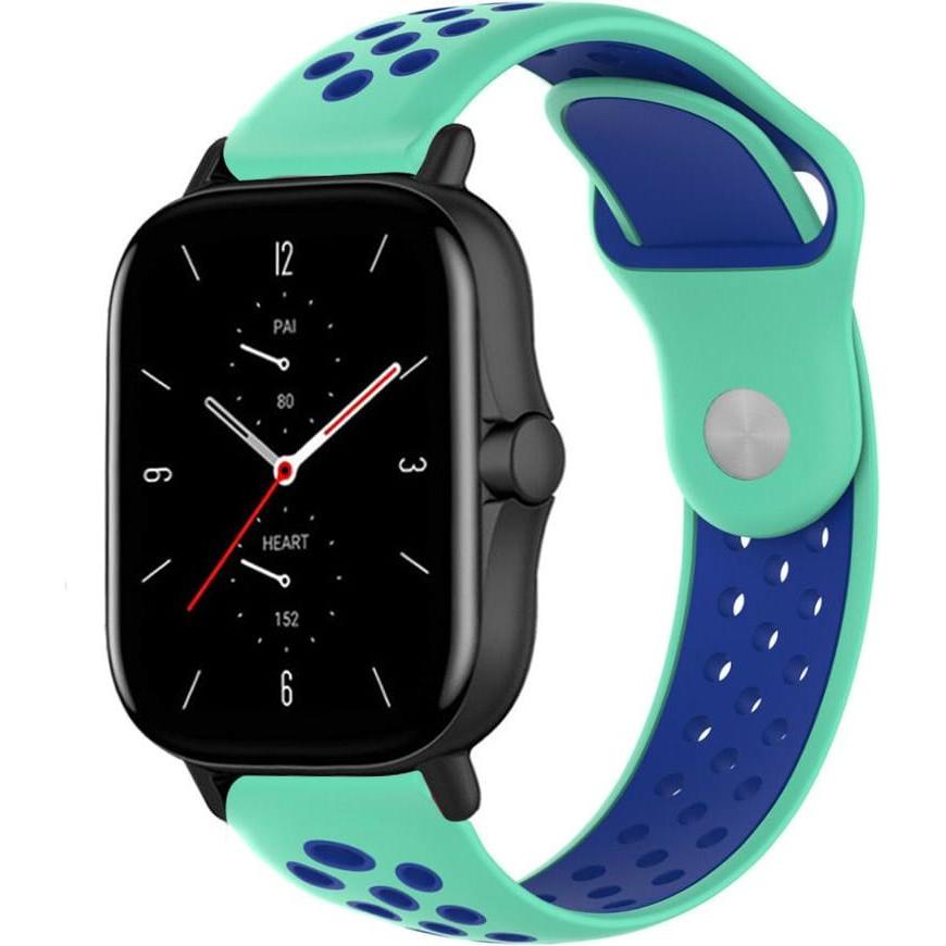 Strap-it Sportarmband (Silikon), Uhrenarmband, Blau