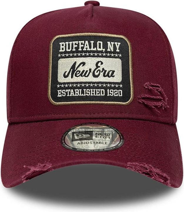 Image du produit New Era A-Frame Trucker Cap - Patch Wash Schwarz