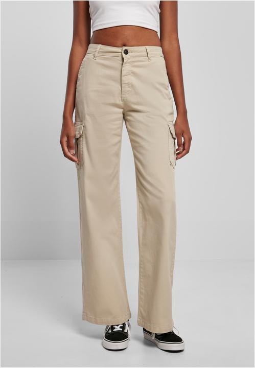 Produktbild Urban Classics Freizeithose Ladies High Waist Straight - 100871 (26)