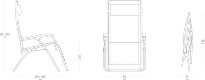 Produktbild Lafuma Relaxsessel RSXA Clip (68 cm)