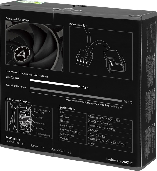 Actual product image Arctic BioniX F140 (140 mm, 1 x)