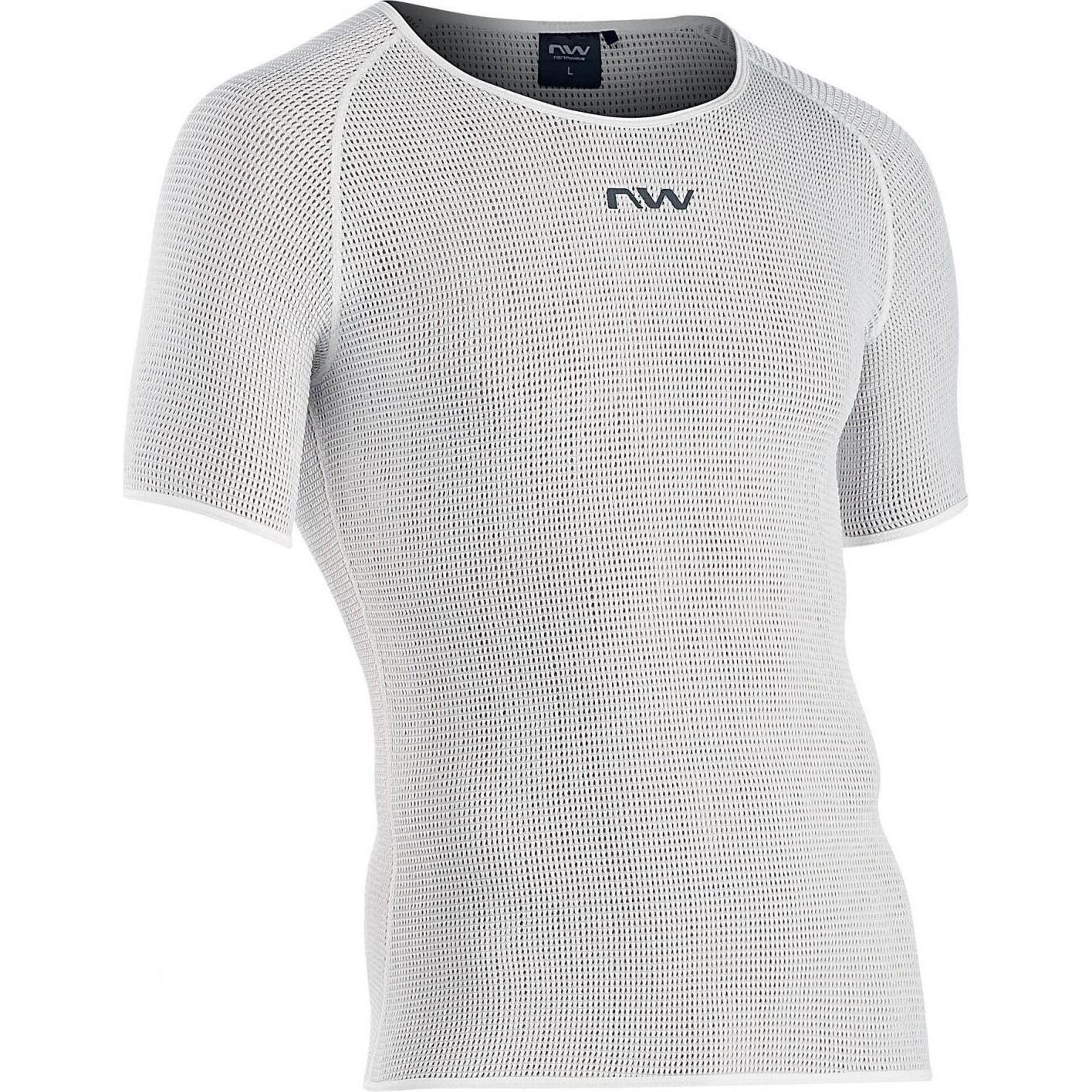 Northwave, Uomini, Maglia ciclismo, Maglietta LIGHT Manches Courtes (XL), Bianco, XL
