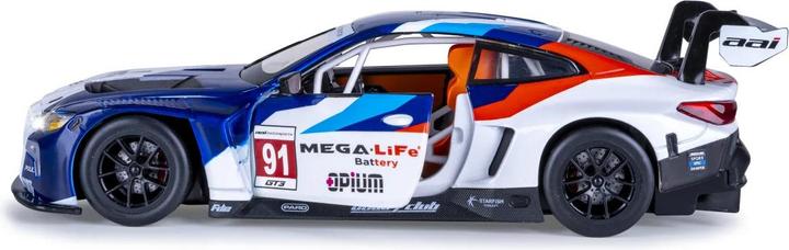 Actual product image BMW M4 GT3 Diecast 1:24 weiss inkl. Knopfzellen