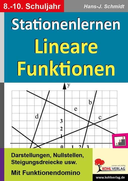 Produktbild Lineare Funktionen (Deutsch, Hans J. Schmidt, 2014)