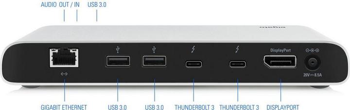 Immagine prodotto Elgato Thunderbolt 3 Dock (USB-A, Thunderbolt, 1 porte)