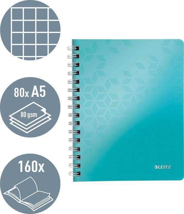 Produktbild Leitz Wow (A5, Kariert, Weicher Einband)