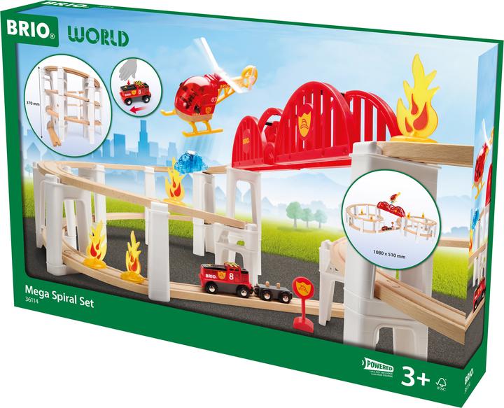 Produktbild Ravensburger BRIO World – 36114 Grosses Spiralenset| Spielzeuglok-Set für Kinder ab 3 Jahren