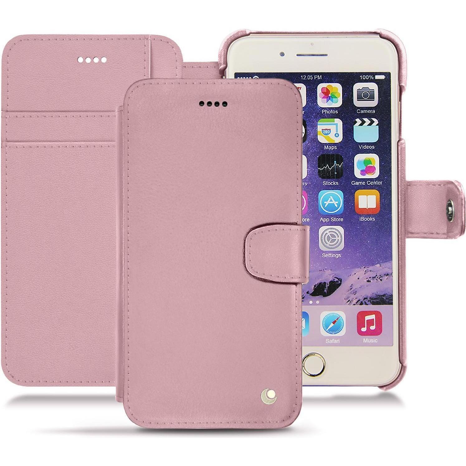 Noreve Lederschutzhülle Wallet (Samsung Galaxy Note 8), Smartphone Hülle, Rot, Rosa