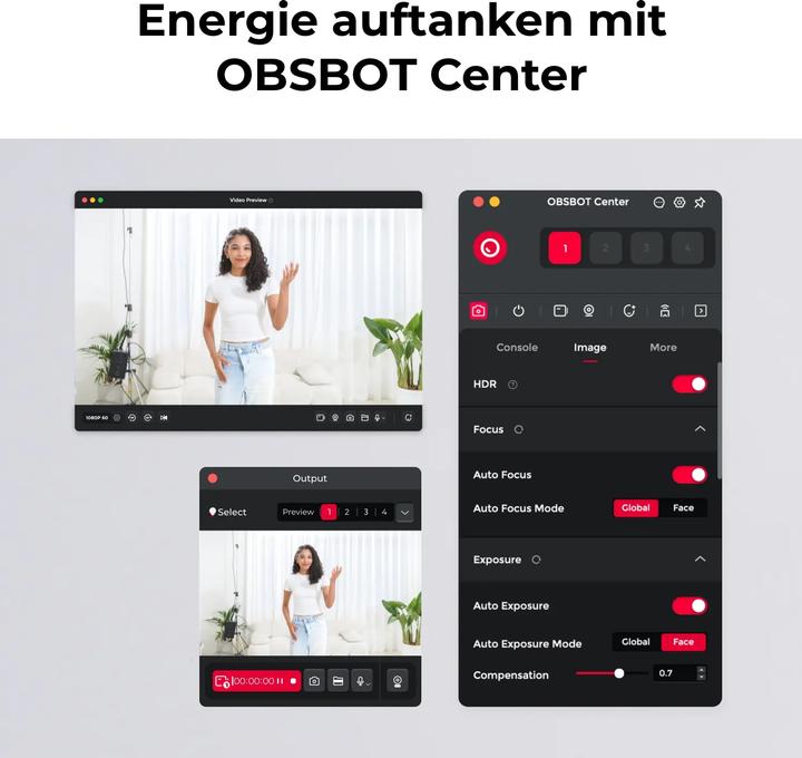 Actual product image Obsbot Tiny SE (2.07 Mpx)