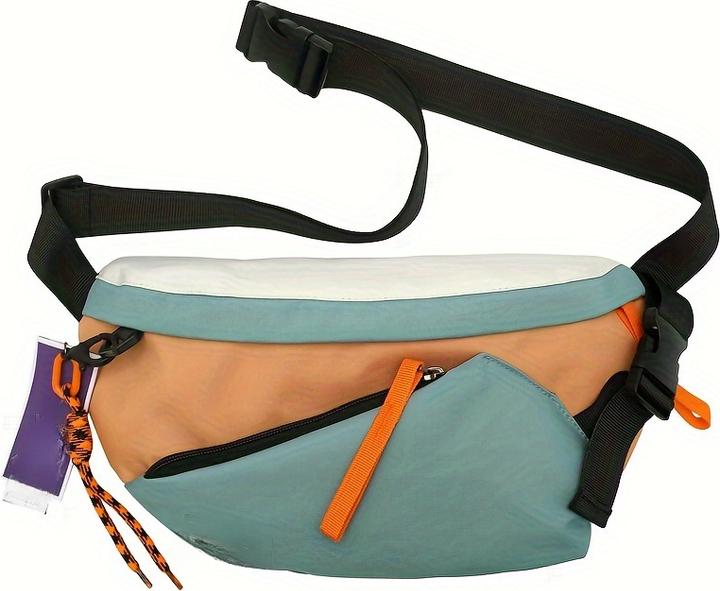 Image du produit Only-Bags.Store Sac de poitrine décontracté avec pendentif, sac à bandoulière de style urbain, sac à bandoulière