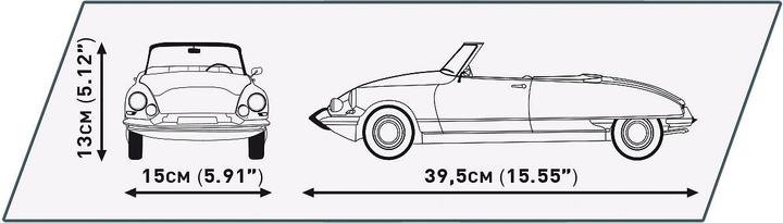 Produktbild Cobi 24346 - 1962 CITROEN DS. 19 CONVERTIBLE, 2200 Teile, ab 10 Jahren