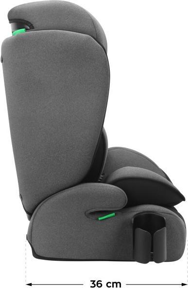 Productafbeelding Tulano Autositz Zooma 25 Grau-Schwarz (Kinderzitje, ECE R129/i-Size standaard)