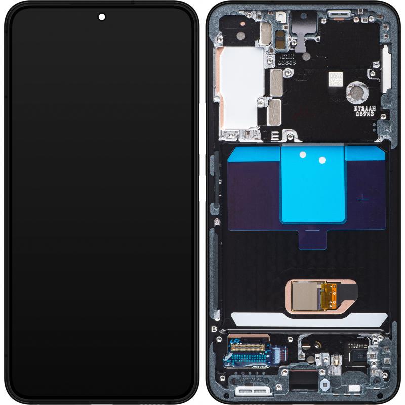 Samsung Display Unit für Galaxy S22 5G S901, Grau (Display), Mobilgerät Ersatzteile, Grau