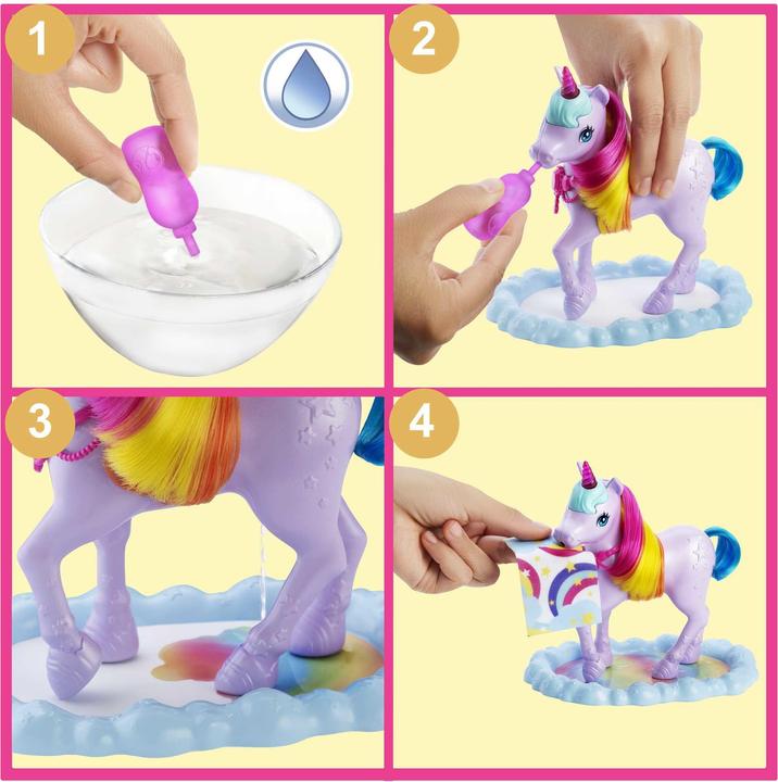 Actual product image Barbie Dreamtopia doll and unicorn